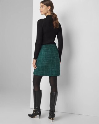 Tweed Boot Skirt | White House Black Market